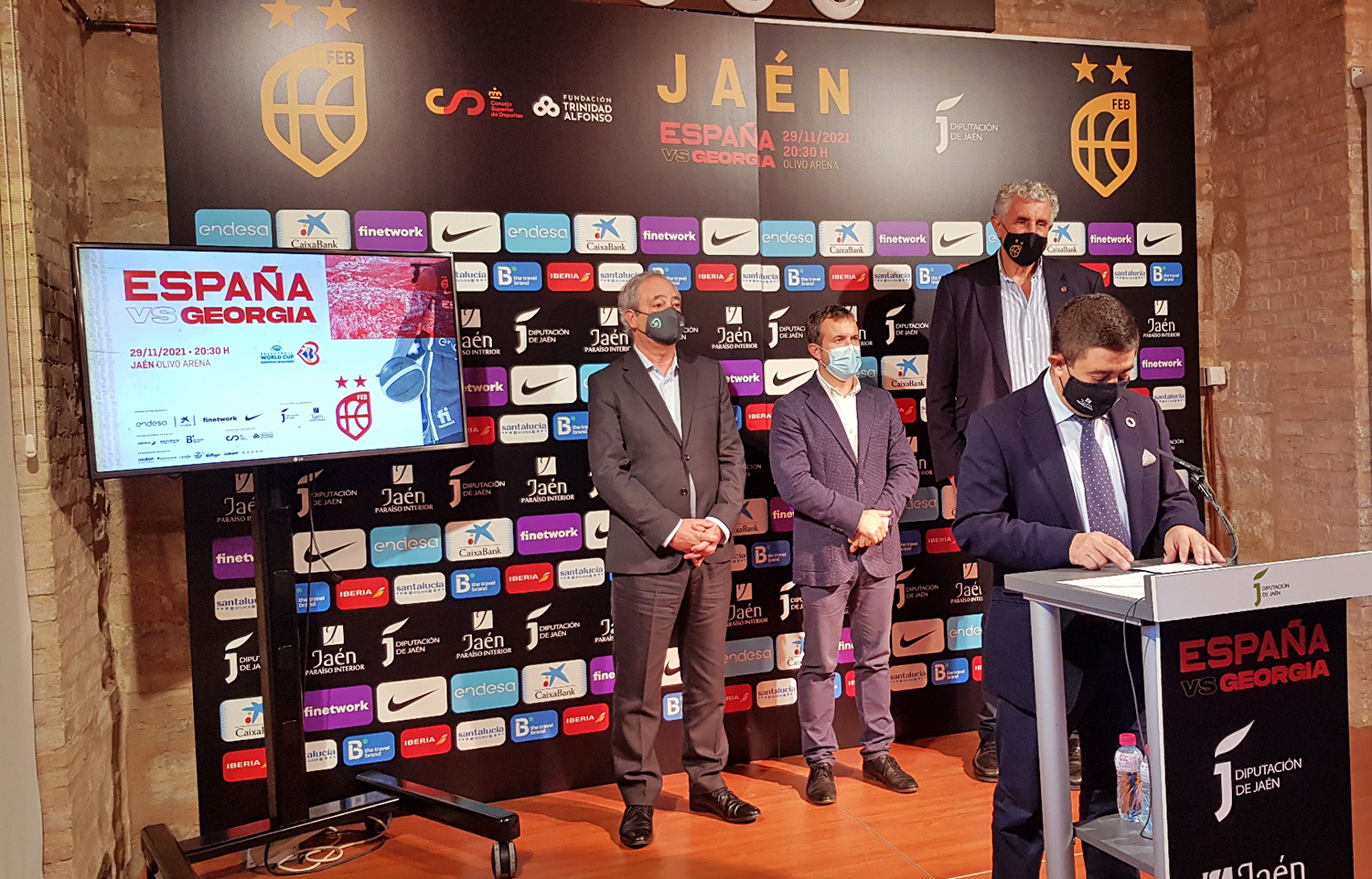 Jaén capital es sede hoy por primera vez en la historia de un partido de la selección española de baloncesto en el Olivo Arena