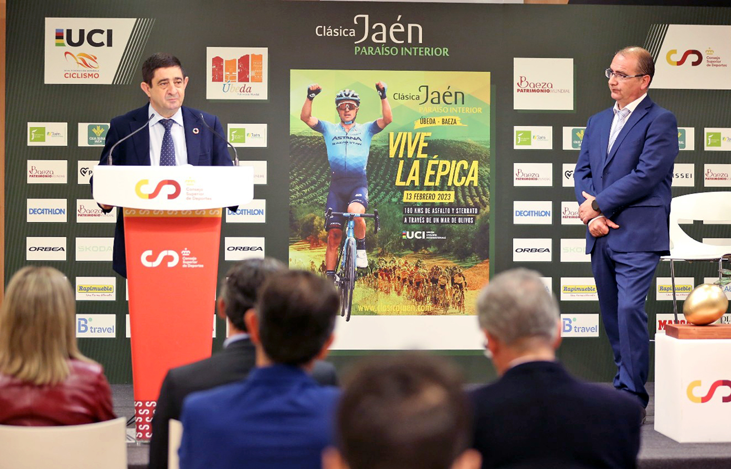 Francisco Reyes confía en la consolidación de la ruta Clásica Jaén Paraíso Interior en el calendario ciclista internacional