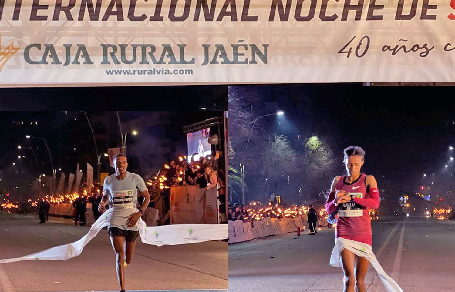 Los etíopes Hagos Gebrhiwet, en hombres, y Lemlem Haiou, en mujeres, ganan la carrera absoluta de la 40 San Antón 2023