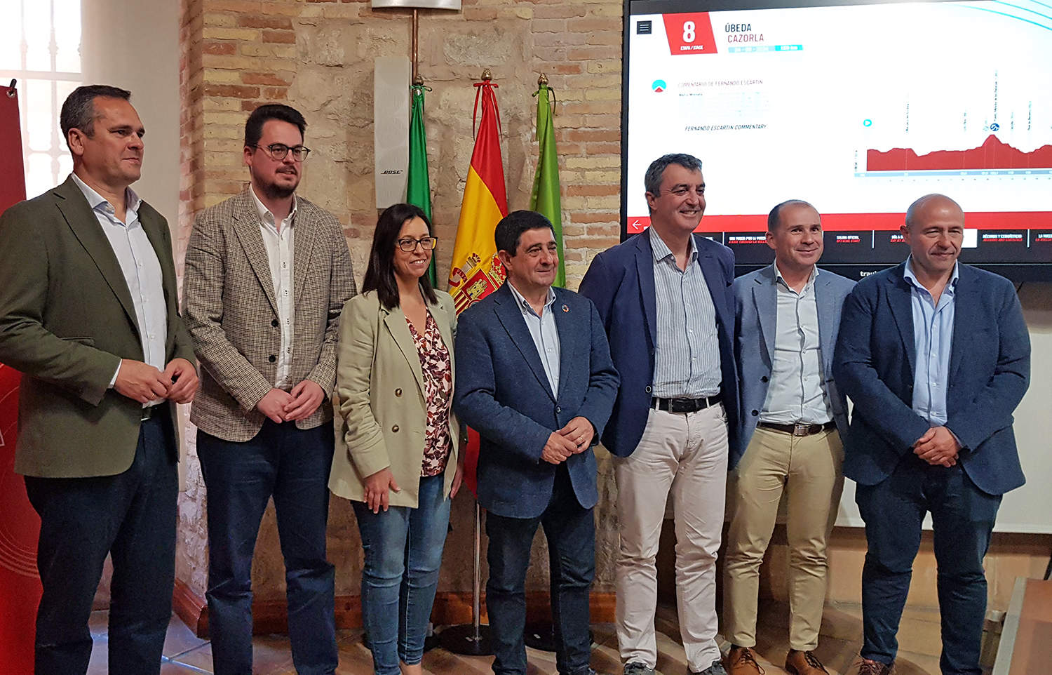 La octava etapa de la Vuelta Ciclista a España 2024 discurrirá íntegramente por la provincia de Jaén, merced al apoyo de la Diputación