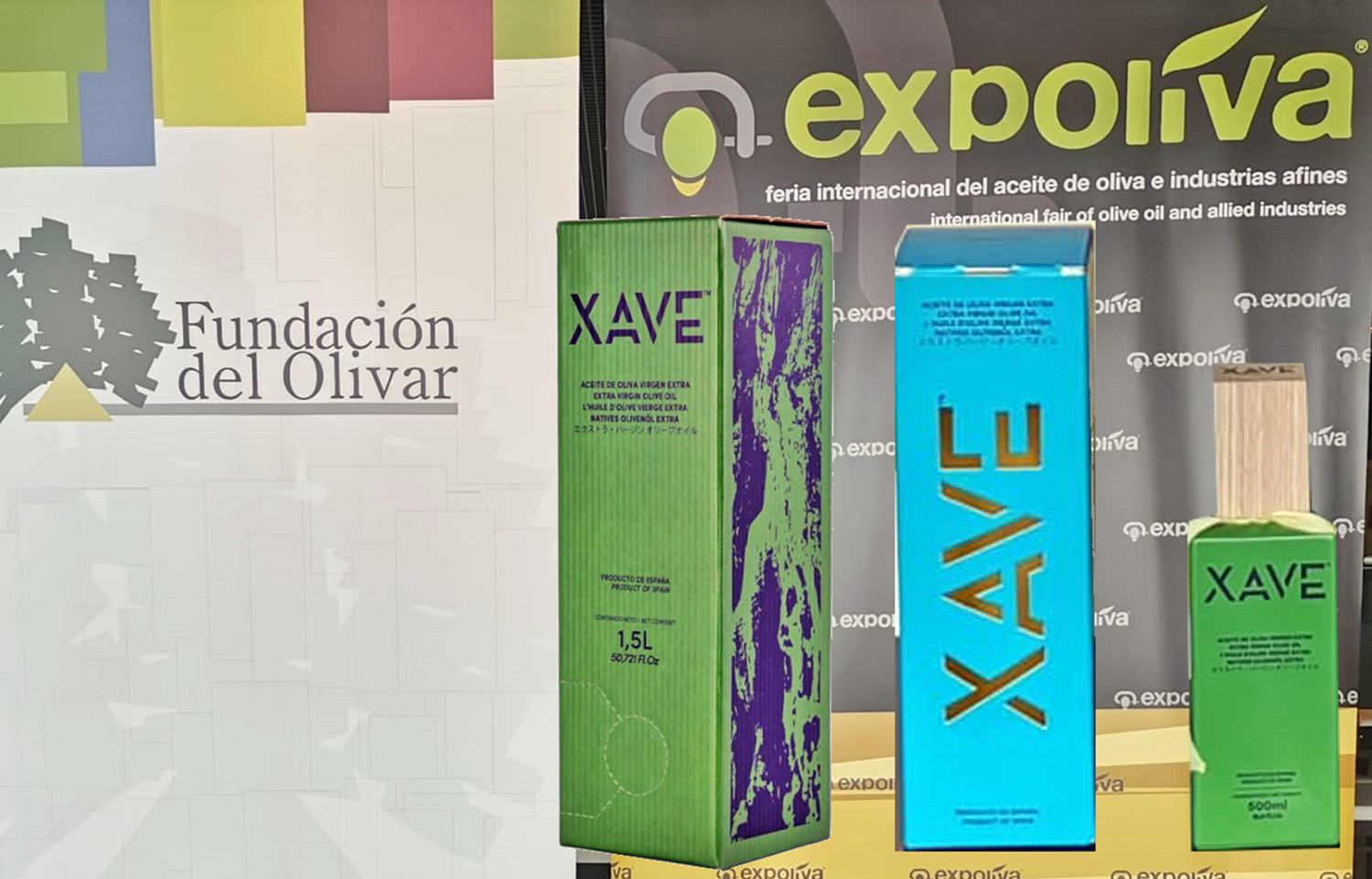 Los aceites Xave, de la cooperativa Ciudad de Jaén, ganan el primer premio al Mejor Diseño de Packaging de AOVE de Expoliva 2023