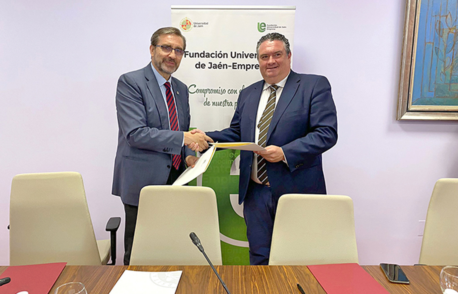 La UJA y la CEJ firman dos convenios de colaboración en materia de realización de prácticas académicas externas