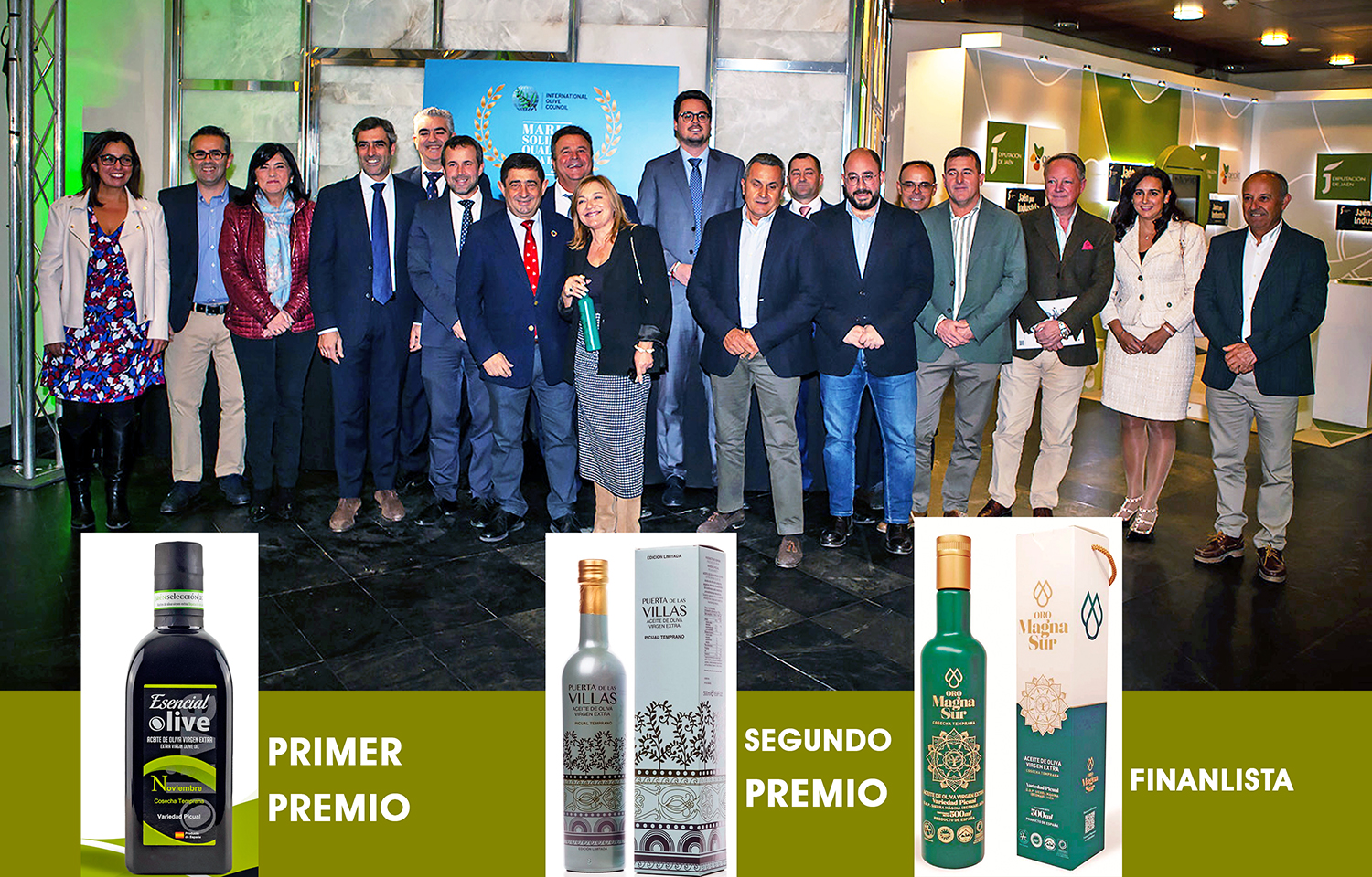 Cuatro AOVEs jienenses entran en los premios Mario Solinas del COI a la calidad entregados hoy en Jaén capital