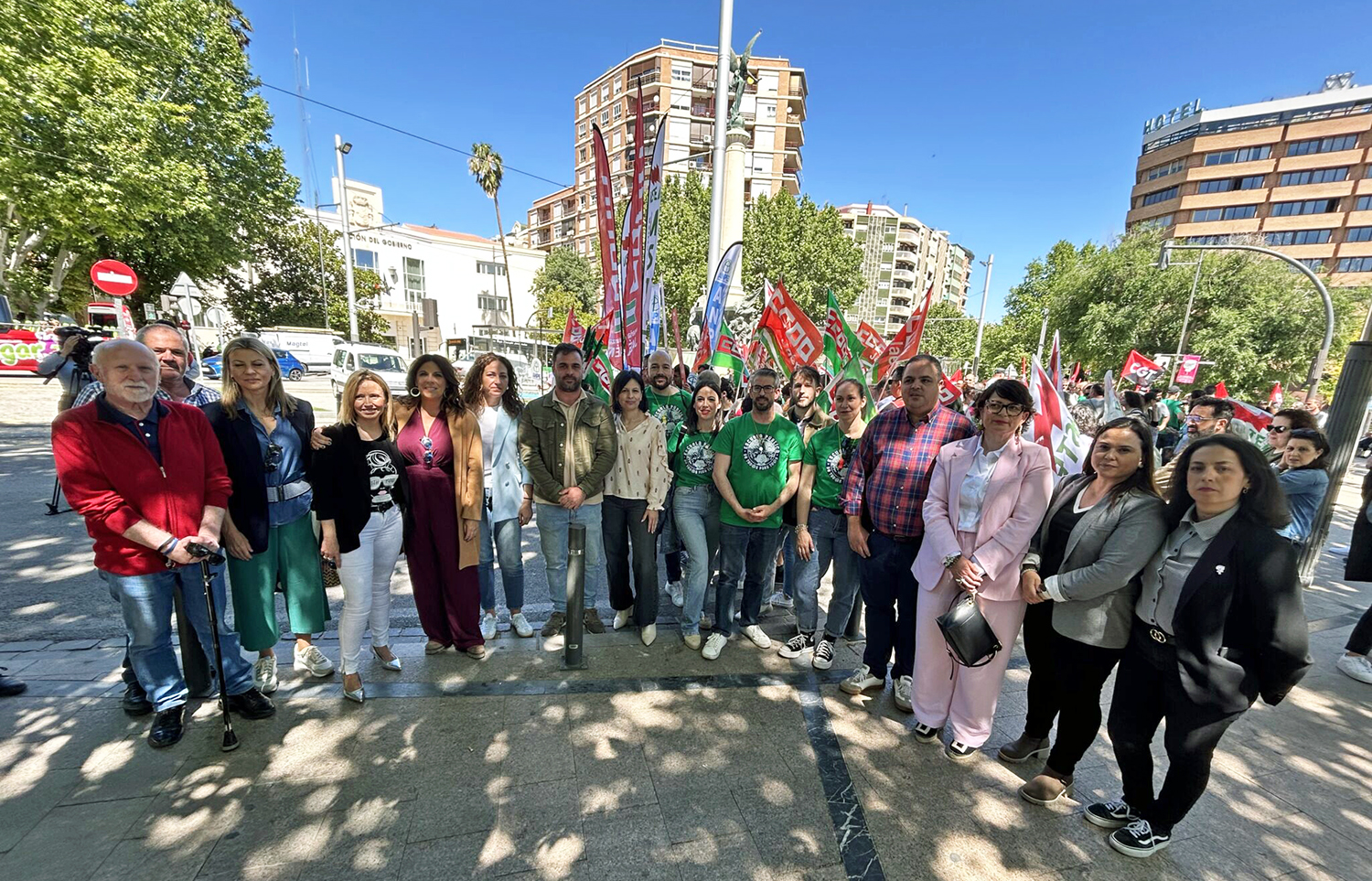 El PSOE jienense respalda la marcha de protesta de los sindicatos de la enseñanza en la capital esta jornada de paro