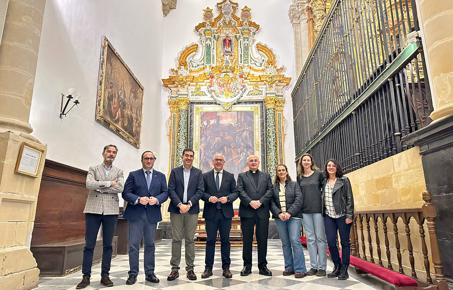 El delegado del Gobierno andaluz, Jesús Estrella, destaca el impulso a la Semana Santa jienense a través de las ayudas al arte sacro